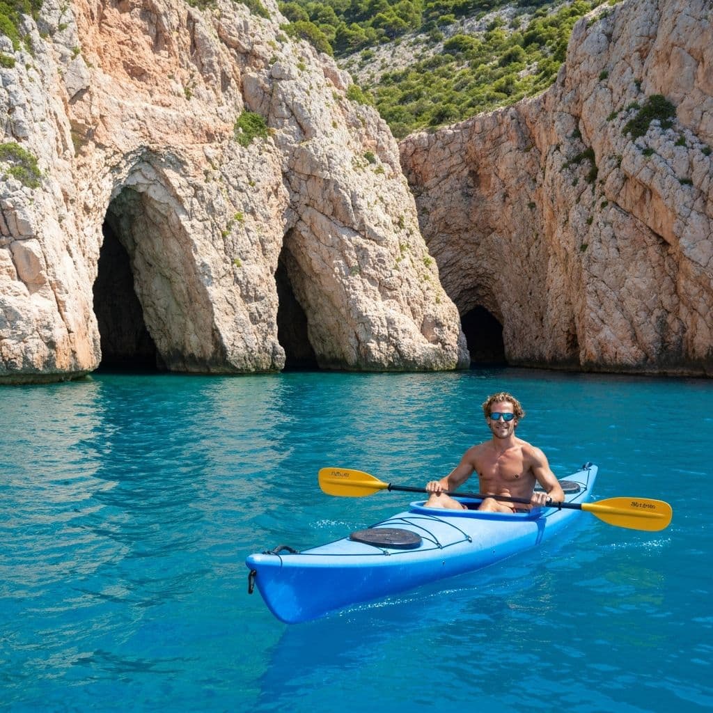 Adventure Croatia - kayaking through crystal-clear river canyons
