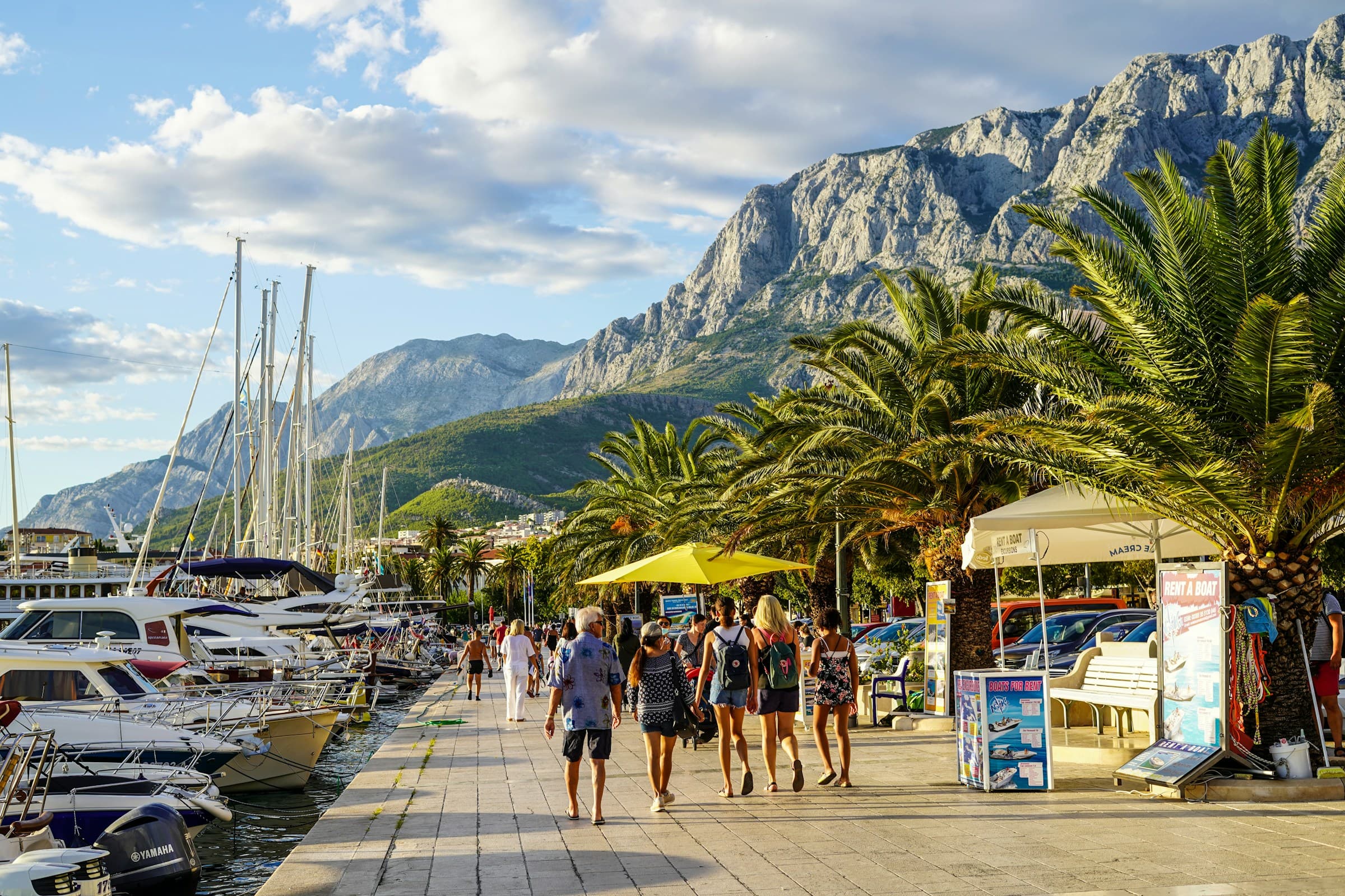 Makarska Riviera with Biokovo Mountains
