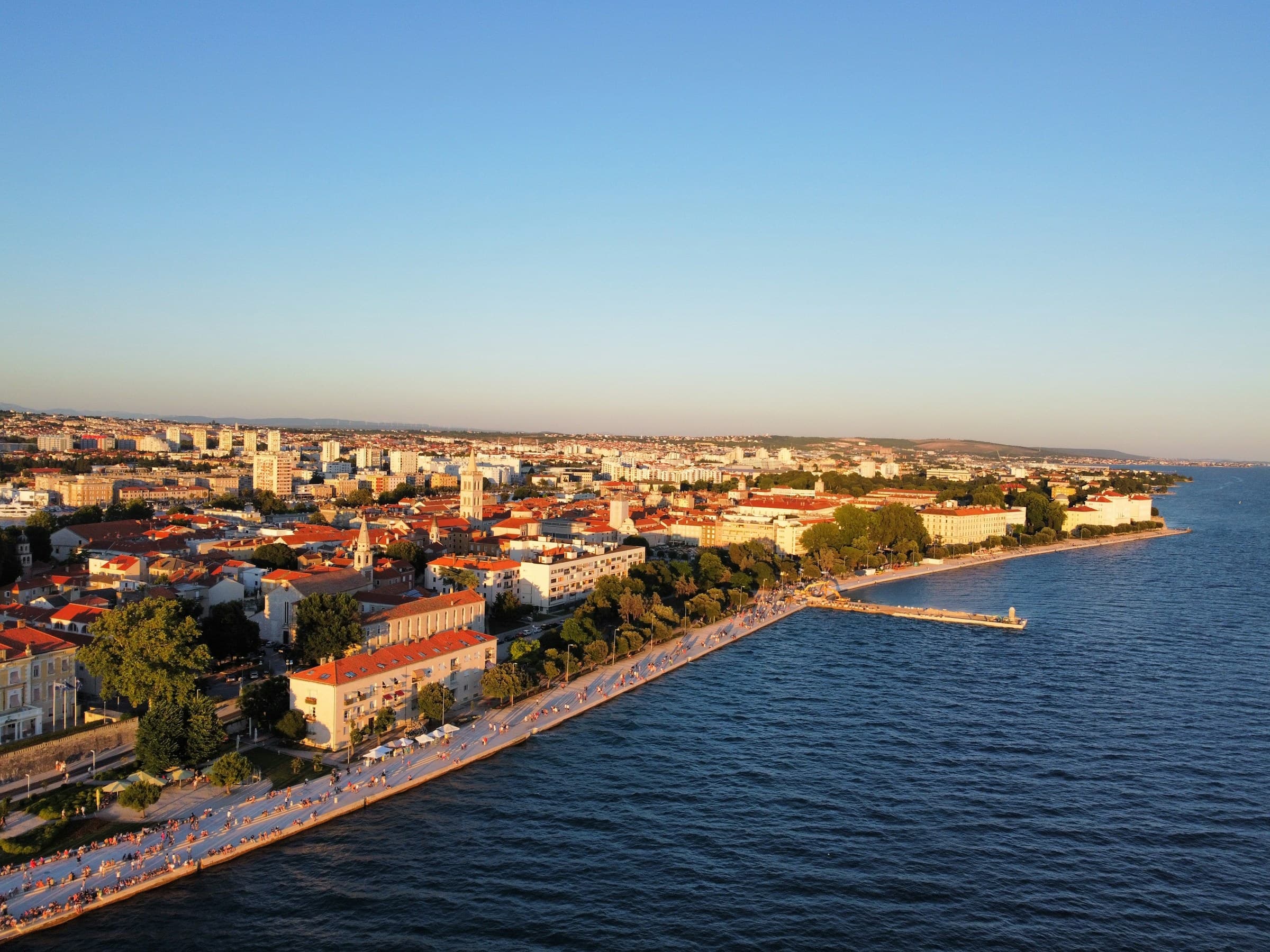 Zadar Sea Organ and waterfront