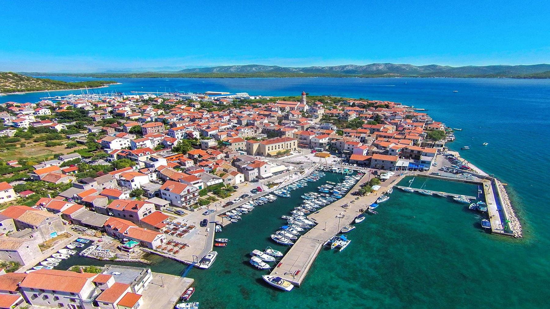 Betina Village traditional harbor