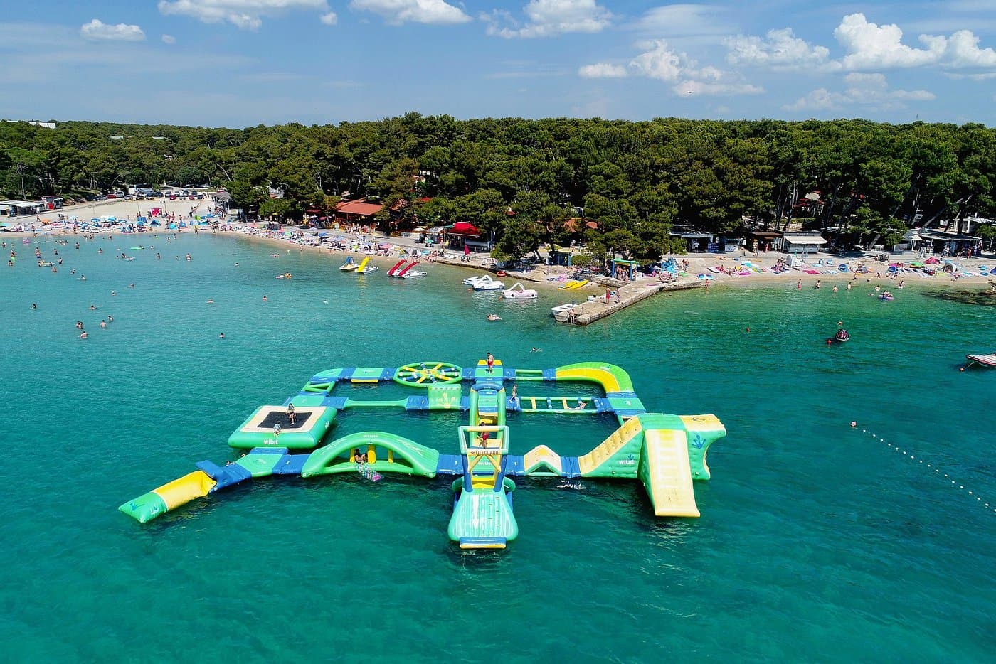 Dražica Beach pebble beach in Biograd na Moru