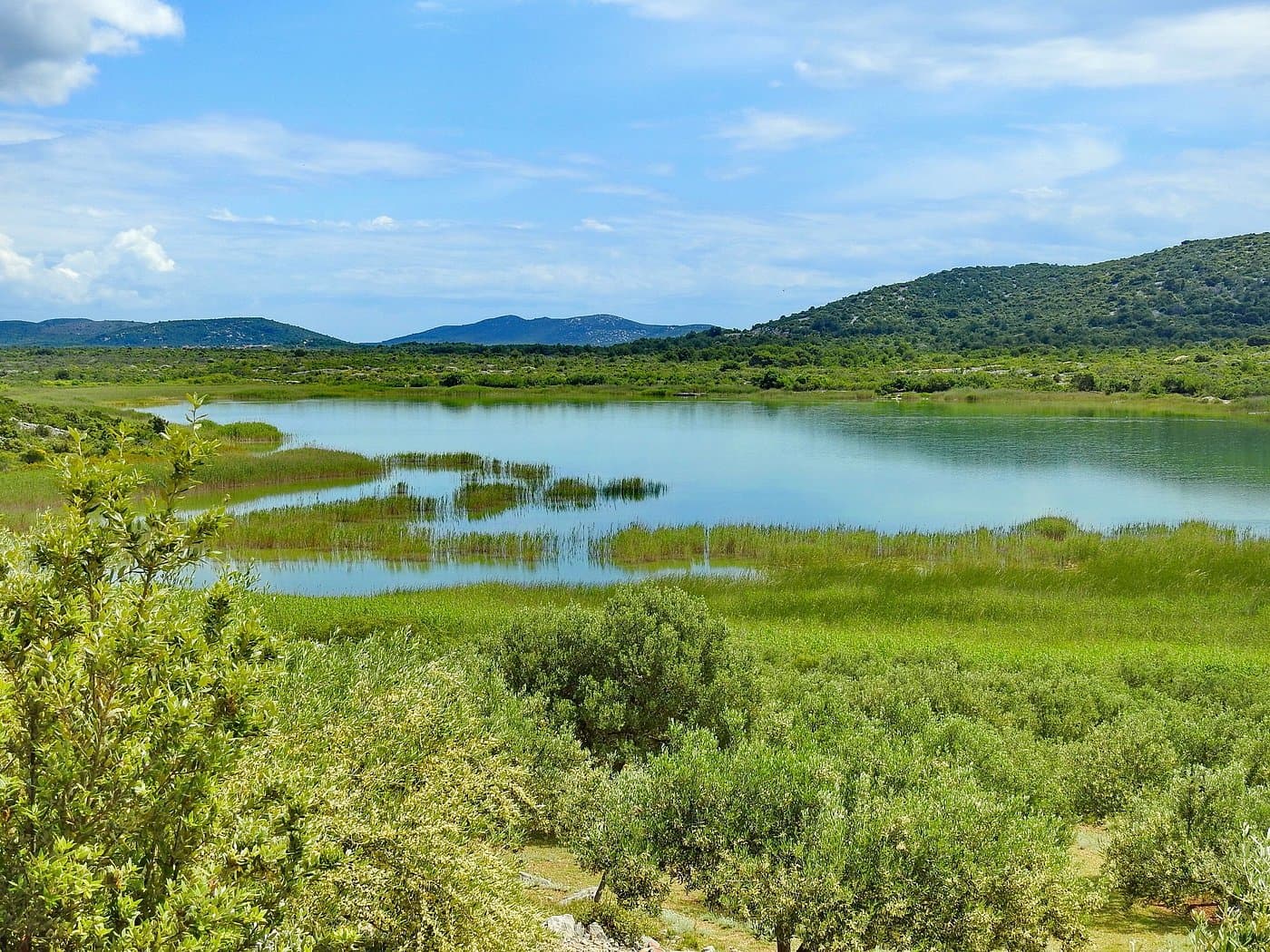 Vransko Lake Nature Park panoramic viewpoint