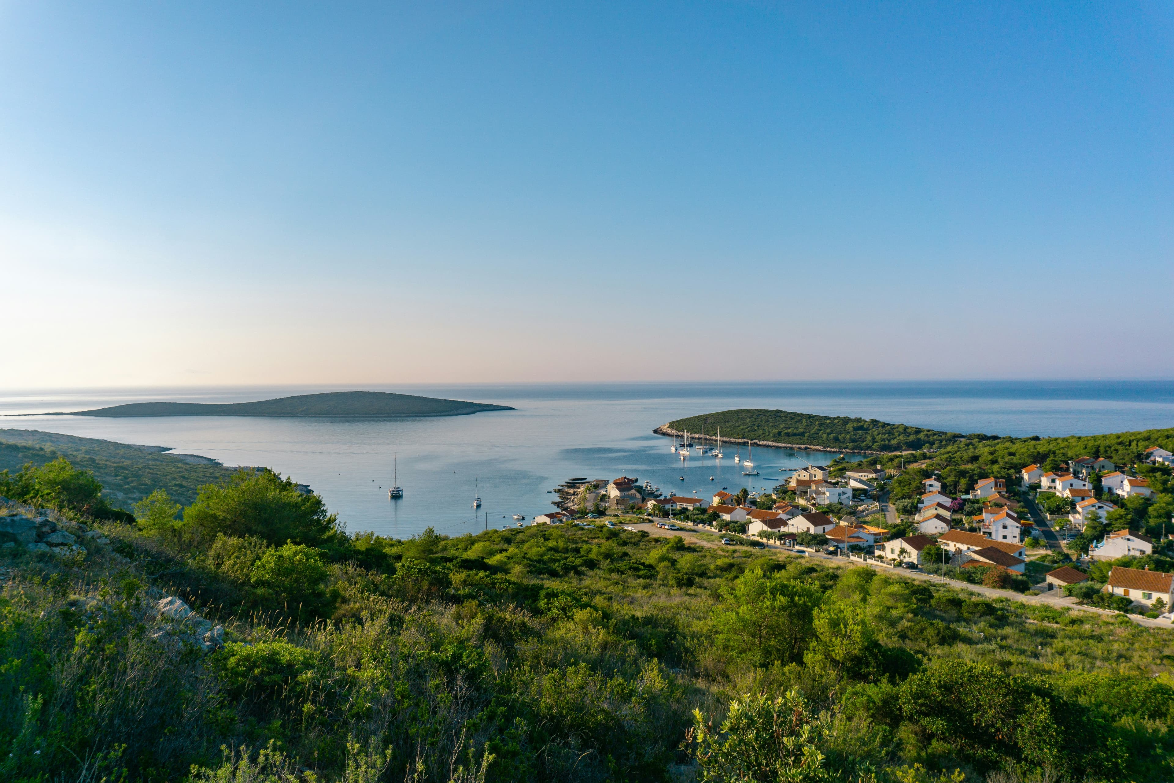 Beach near Komiža on Vis island