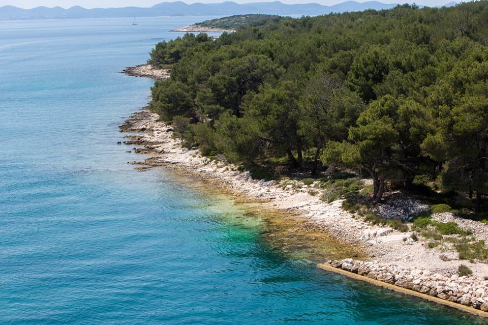 Pebble beach on Pašman