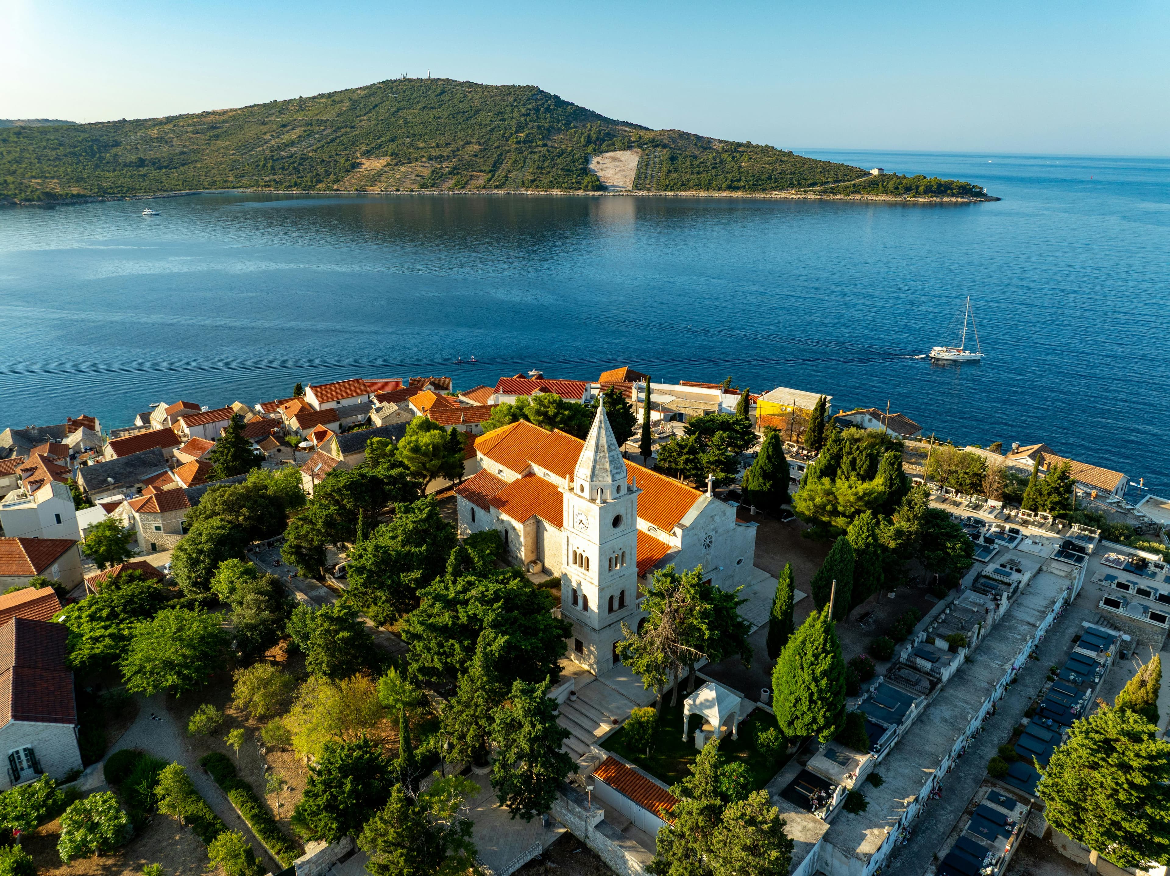 Church of St. George in Primošten old town