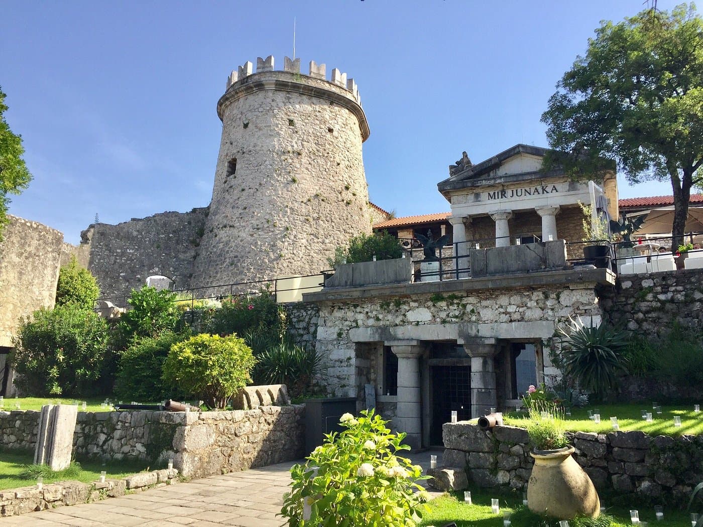 Trsat Castle overlooking Rijeka and Kvarner Bay