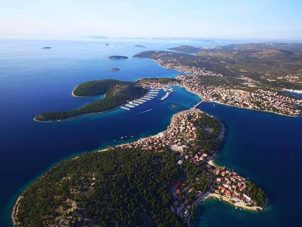 Rogoznica peninsula and sheltered bay on the Dalmatian coast