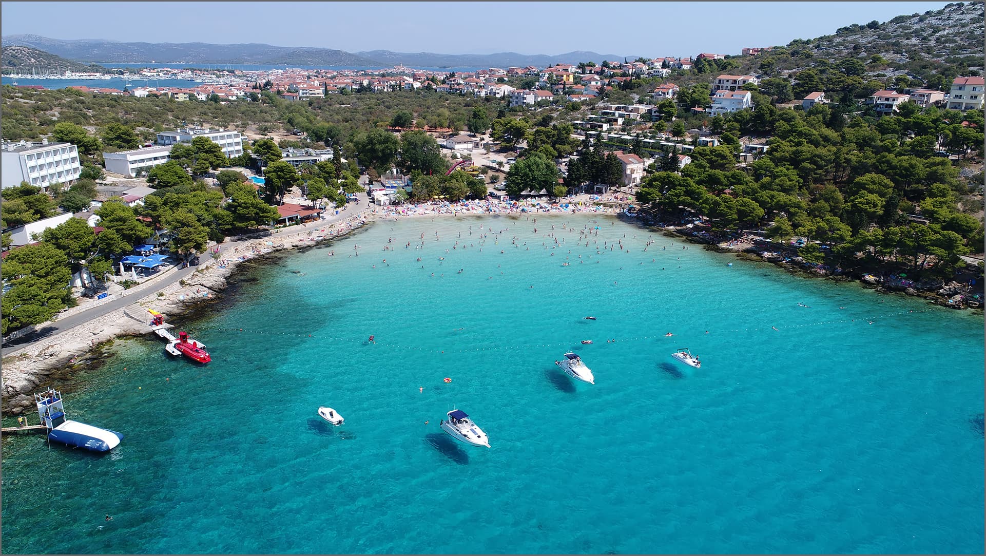 Slanica Beach turquoise water