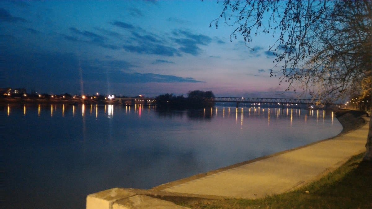 The Sava River at Slavonski Brod