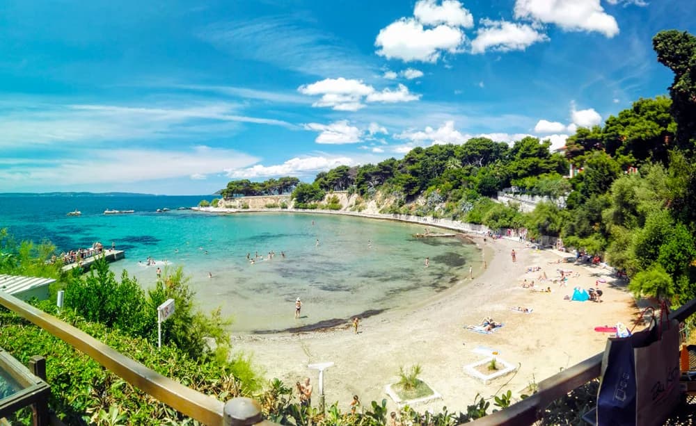 Solta Island bay and village near Split