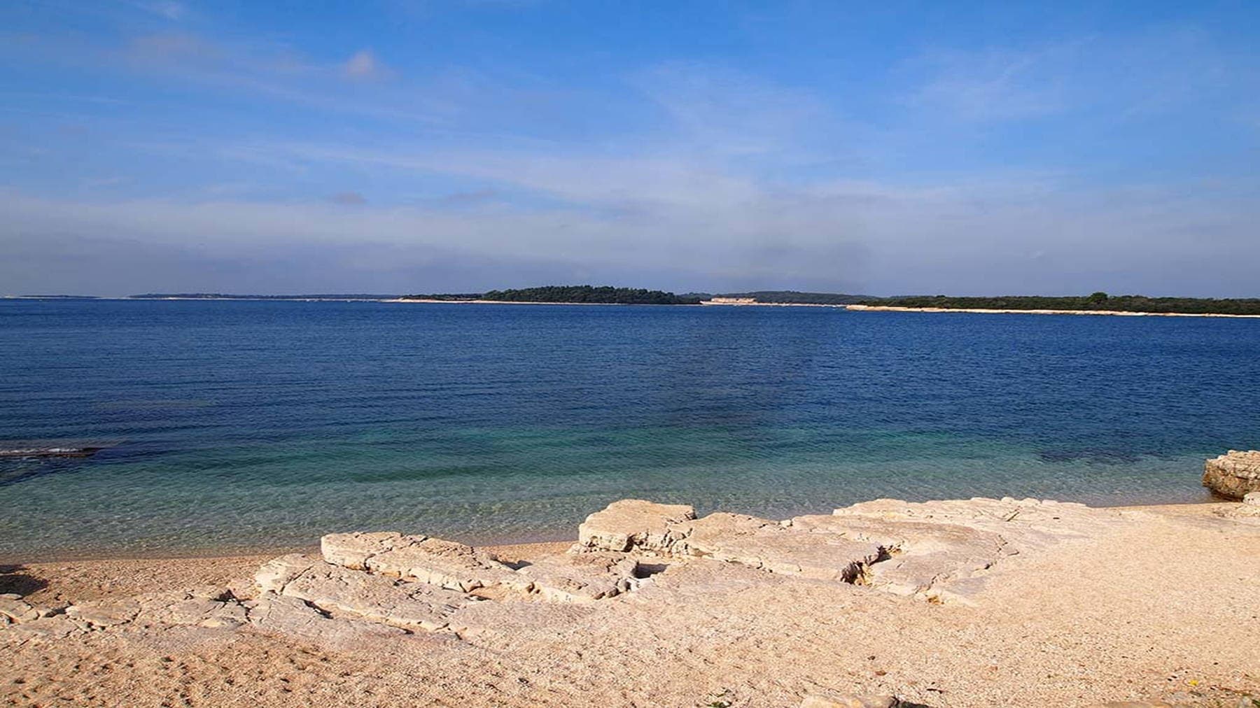 Štinjan beach area