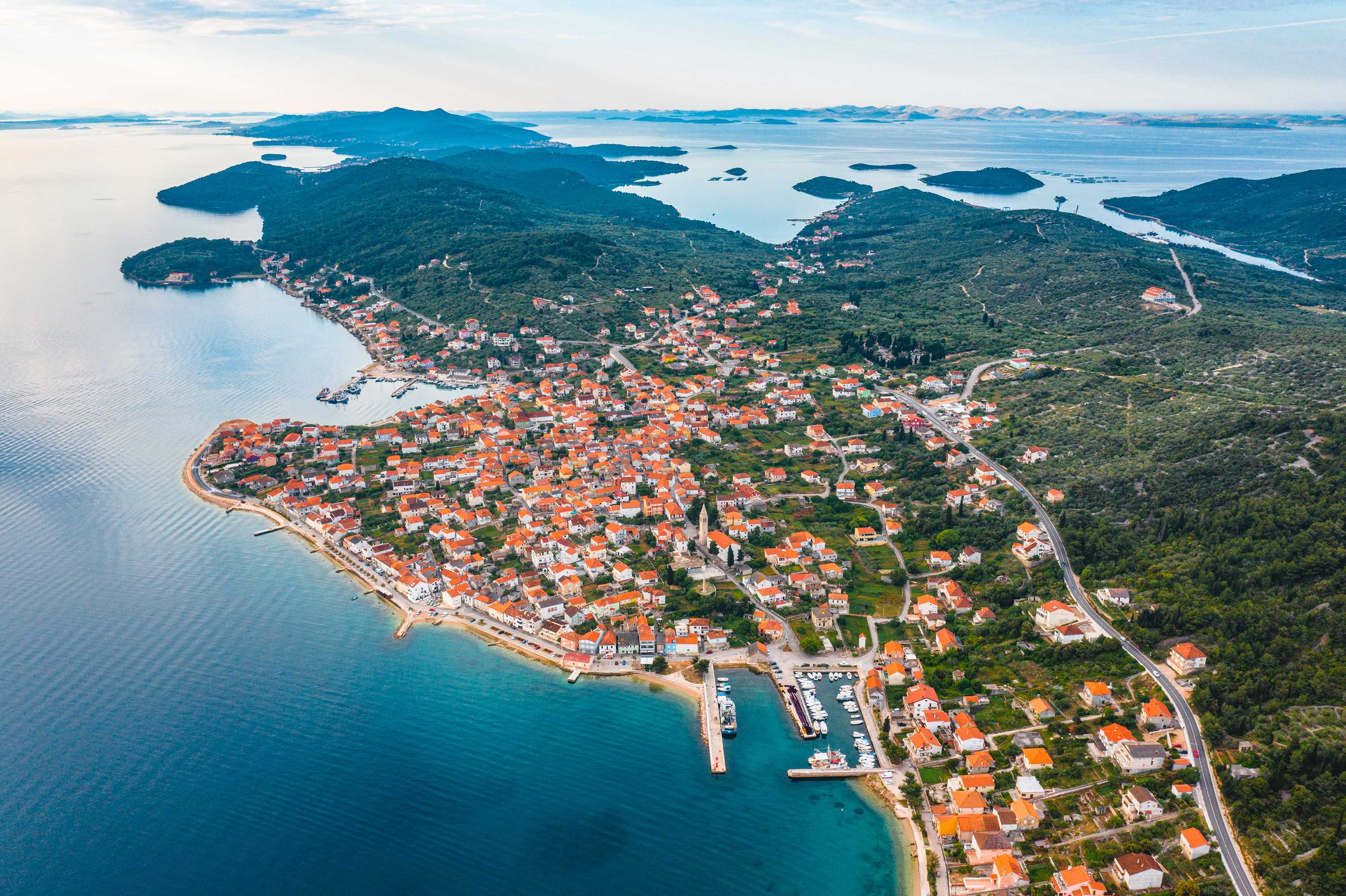 Ugljan Island green landscape