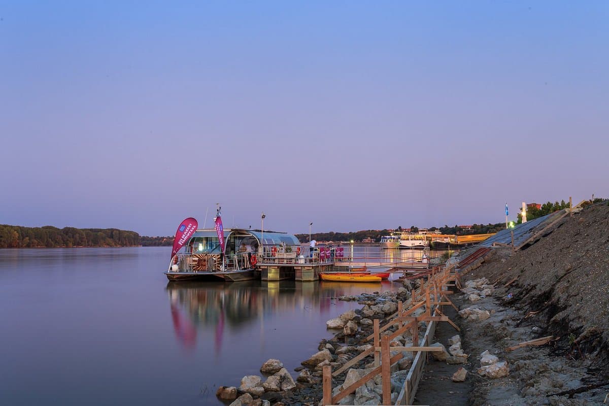 The Danube river at Vukovar