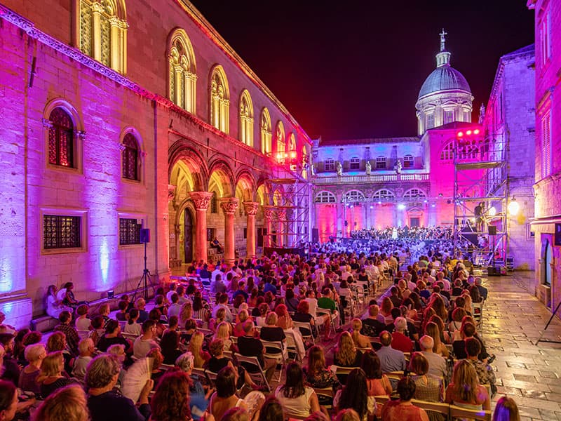 Dubrovnik Summer Festival — theatre and opera inside the old city walls