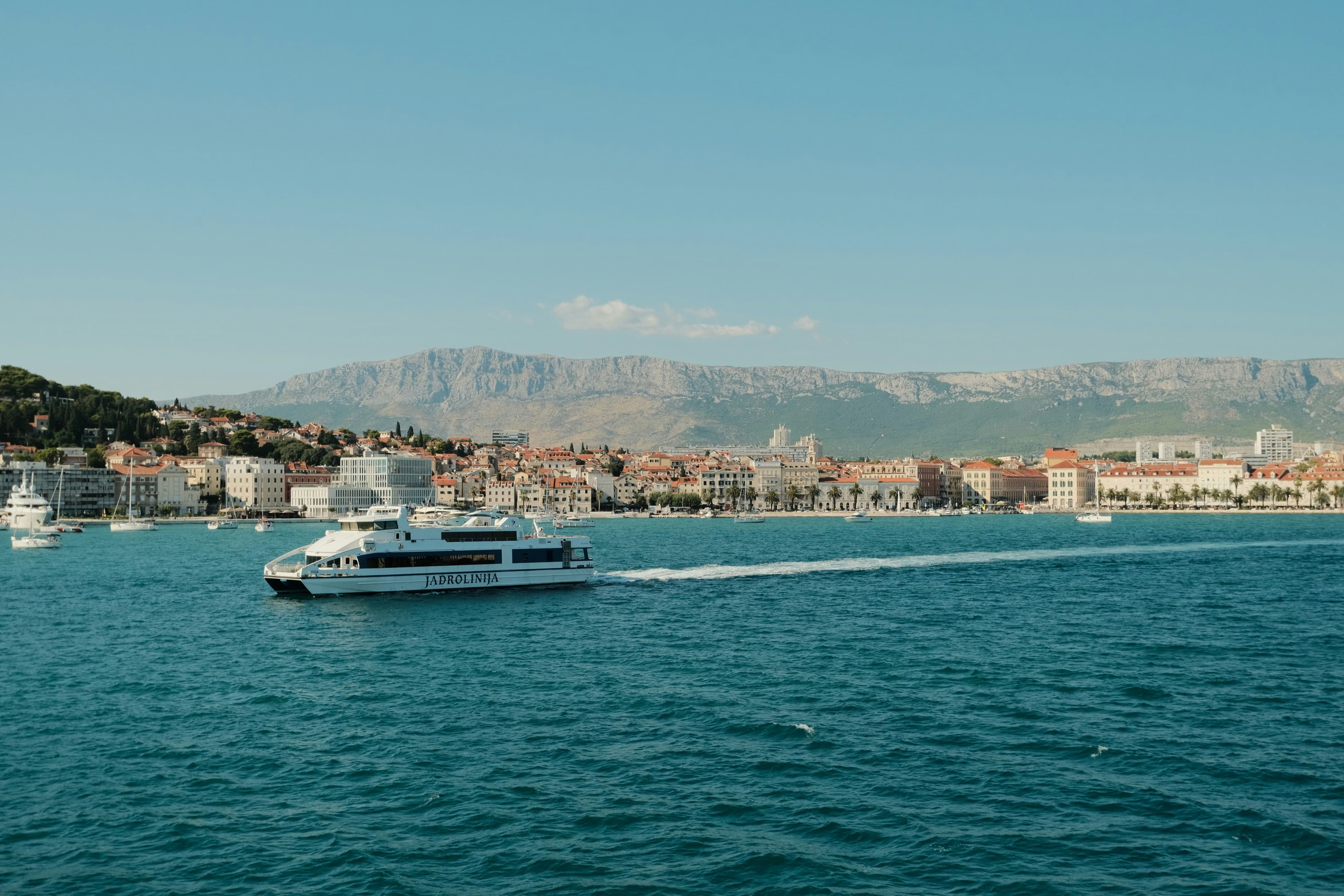 Island hopping in Southern Croatia — turquoise Adriatic waters and Dalmatian islands from above