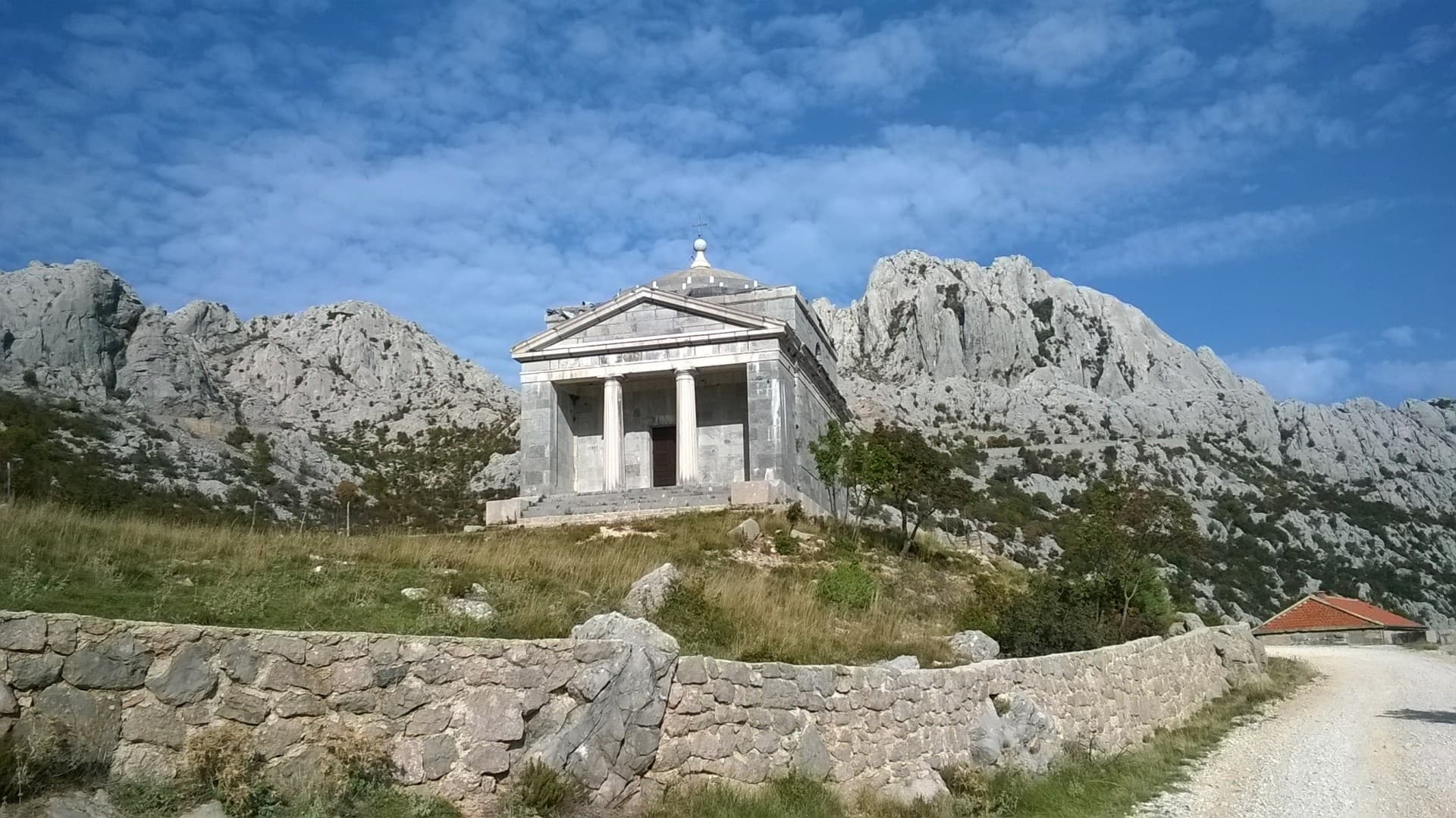 Traditional shepherds' huts and cultural heritage sites in Velebit mountains with local delicacies