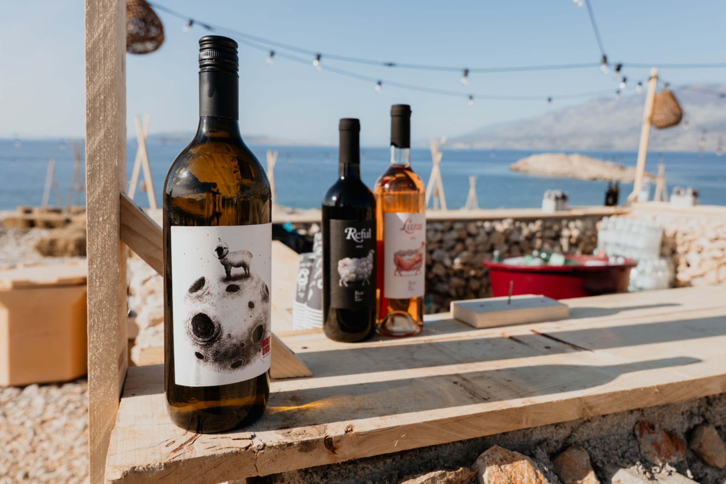 Locally produced food and ingredients at the MarsOvca event on the island of Pag