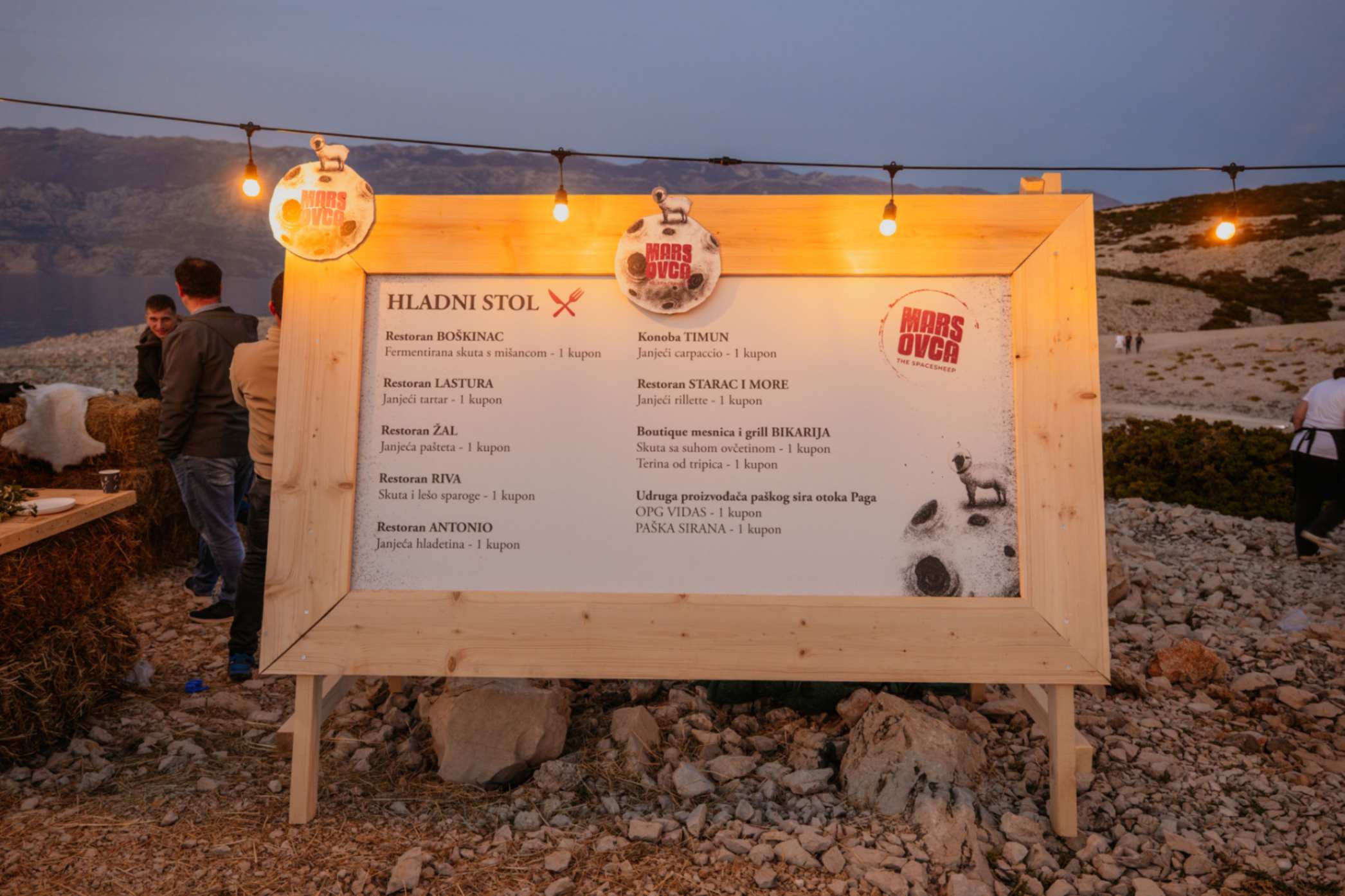 Pag restaurants and local producers participating in the MarsOvca food event