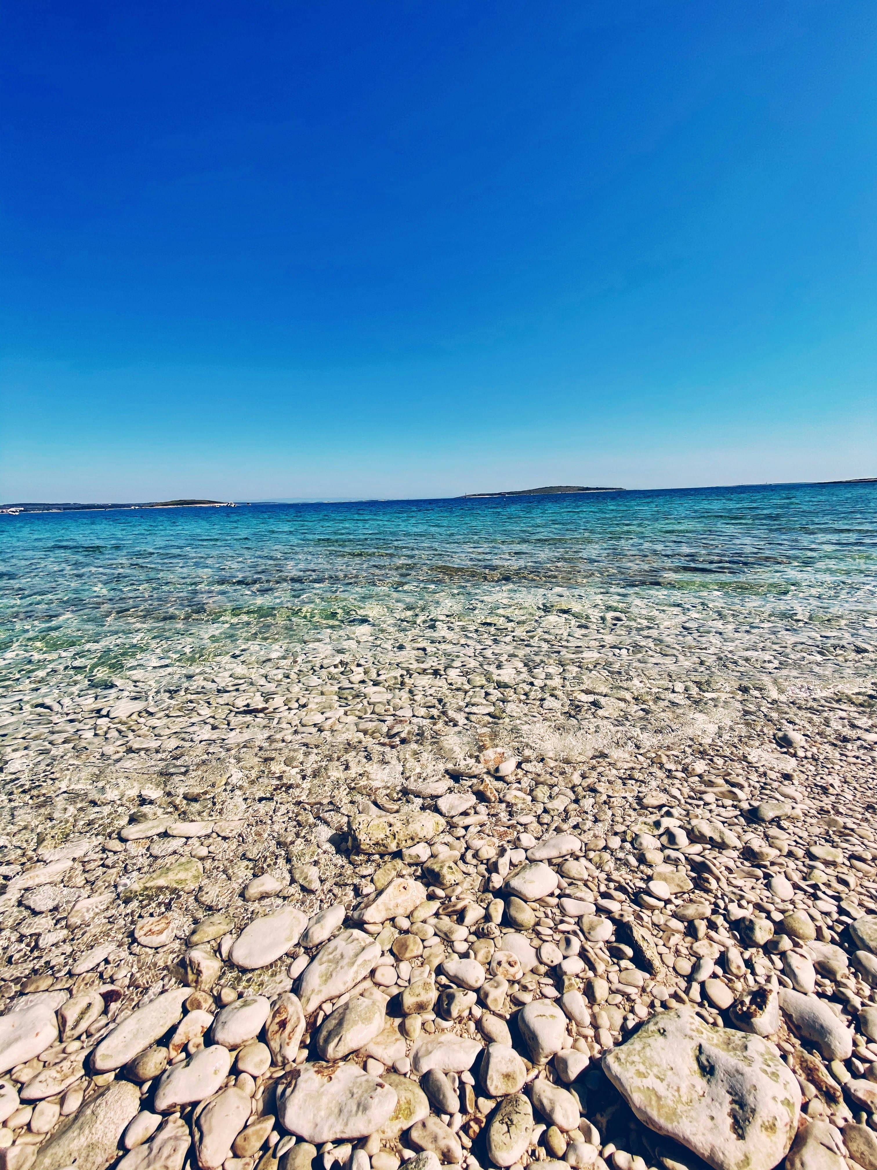 Bijeca sandy beach at Medulin, one of Istria's finest family beaches