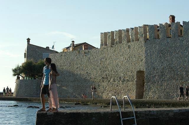 Medieval city walls and tower of Novigrad Istria