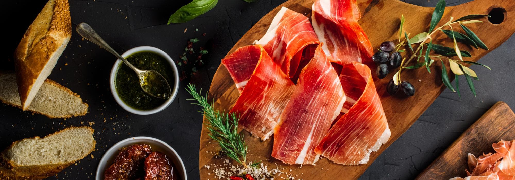 Dalmatian pršut — air-cured ham dried by the bora wind on the Dalmatian karst