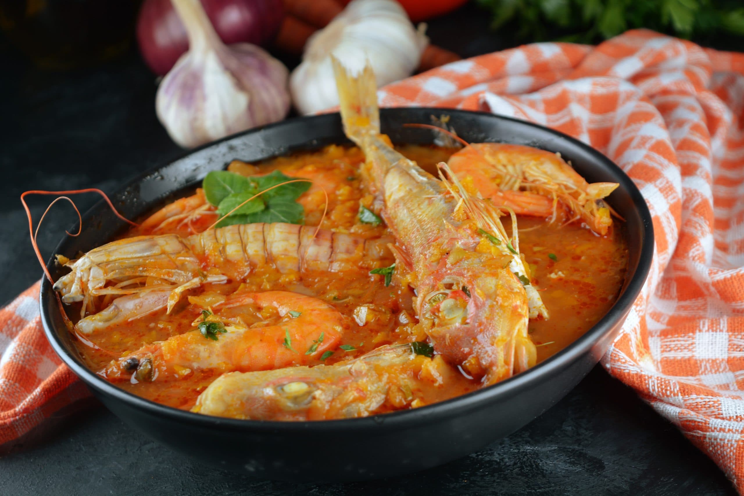 Brodetto fish stew from the Kvarner — a traditional Adriatic dish from Rijeka