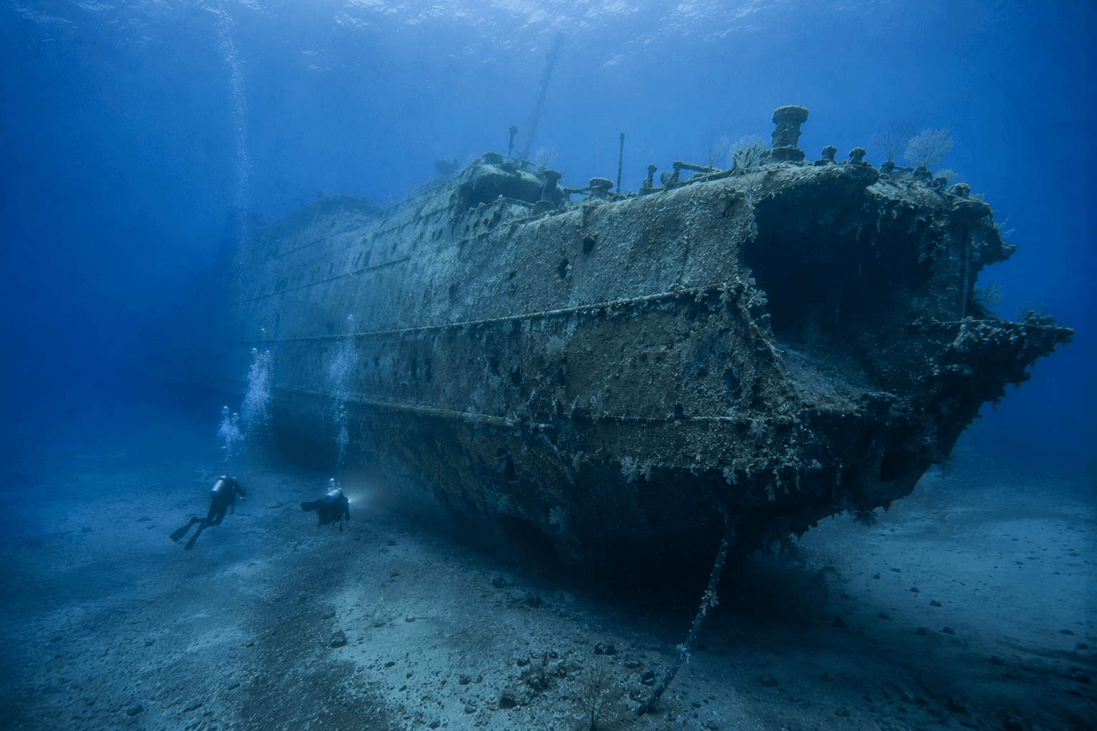 Szent István battleship wreck in the Adriatic — Austro-Hungarian warship sunk in 1918